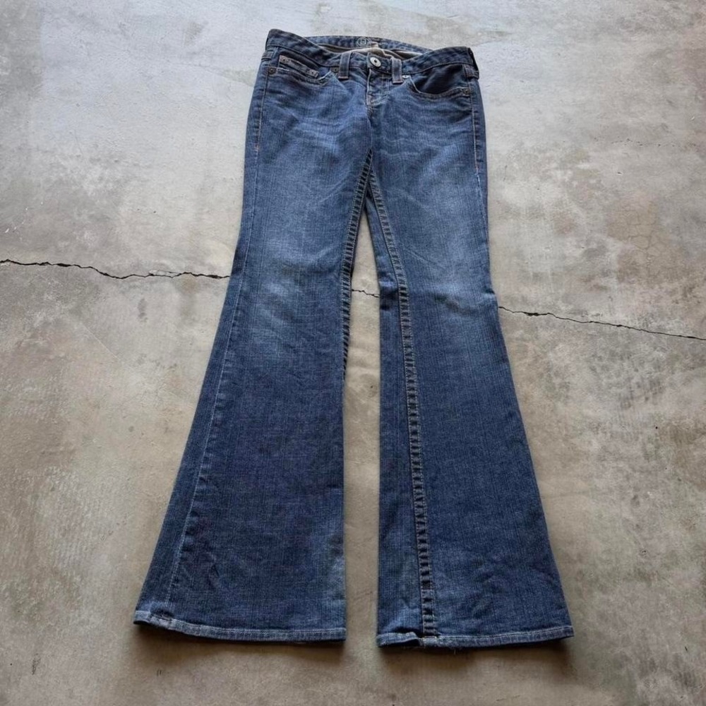 Vintage 90's BEBE boot cut bell bottom flare Denim jeans made in USA